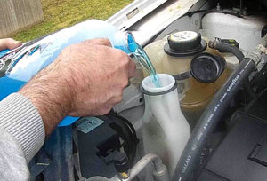 Can You Put Windshield Washer Fluid in While the Car is on
