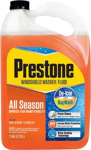 Prestone Deluxe 2-in-1 Windshield Washer Fluid