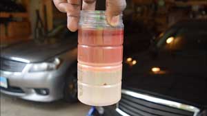 Transmission Fluid Mixed With Water