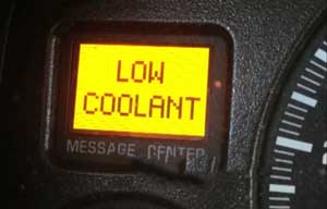You’re low on coolant