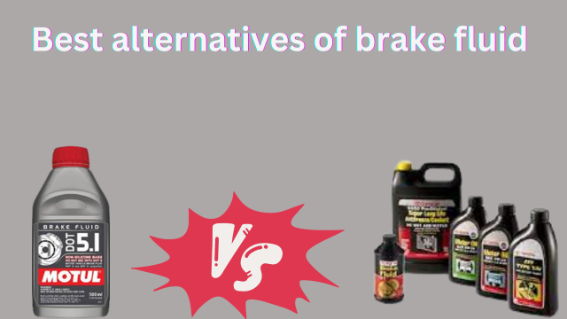 Brake fluid alternatives