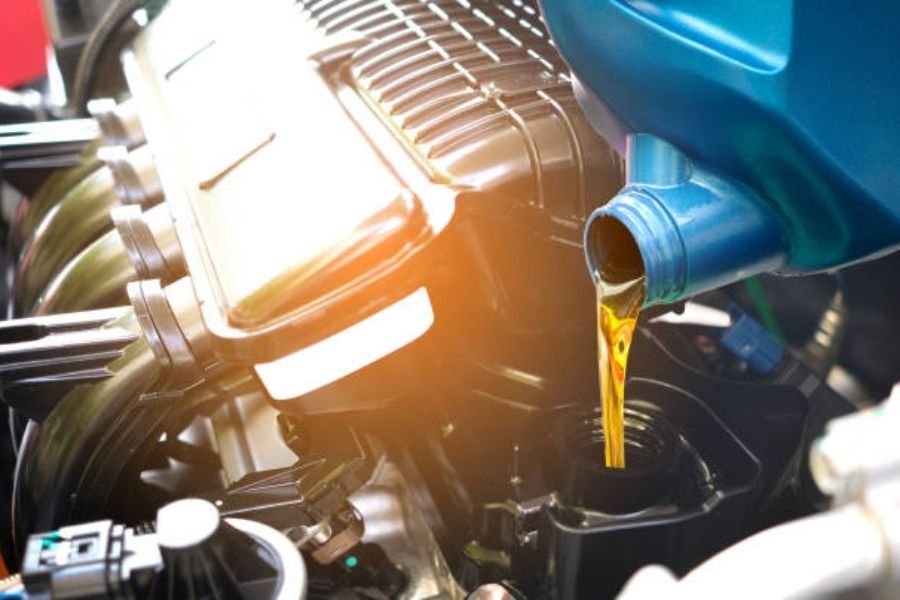 Car Smoking under Hood Leaking Fluid