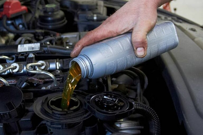 Yellow Fluid Leaking from Car